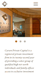 Mobile Screenshot of carsoncapital.com